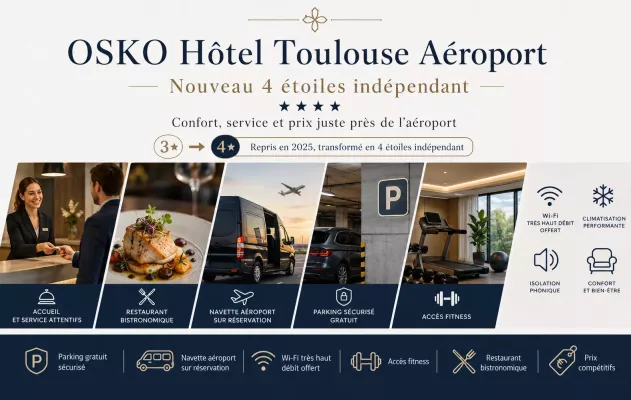 OSKO Toulouse Aéroport : nouvel hôtel 4* indépendant