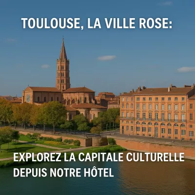 Toulouse, la Ville Rose : explorez la capitale culturelle depuis notre hôtel